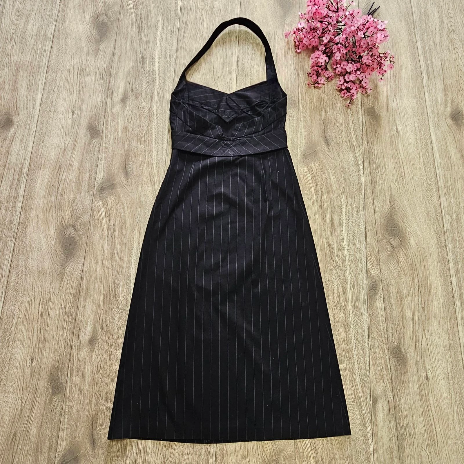 🍸 robe à col halter – photo 3